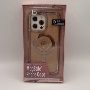 NEW BEBE METALLIC + BLING MAGSAFE PHONE CASE IPHONE 14 PLUS/14/13/12 PRO MAX